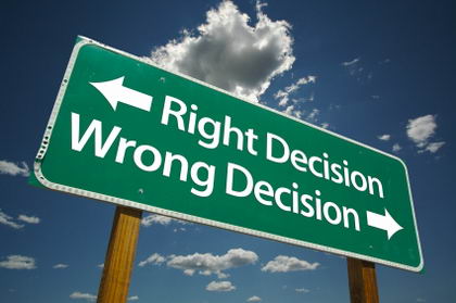 How to make the right business decisions, getting over your fear of making the right decisions