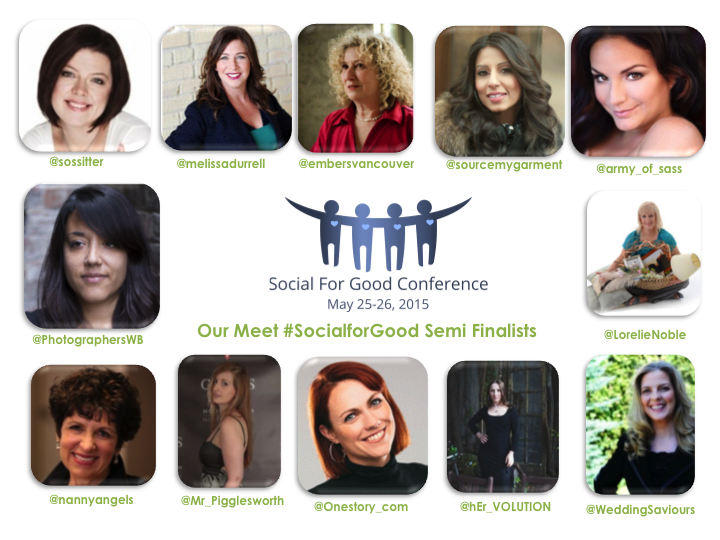 Women Leading the Charge in Issues that Matter – #SocialforGood Award Semi Finalists from Across Canada