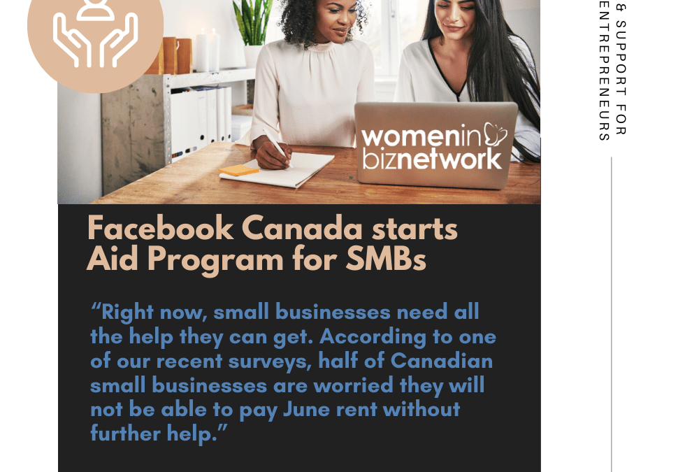 Facebook Canada starts Aid Program for SMBs