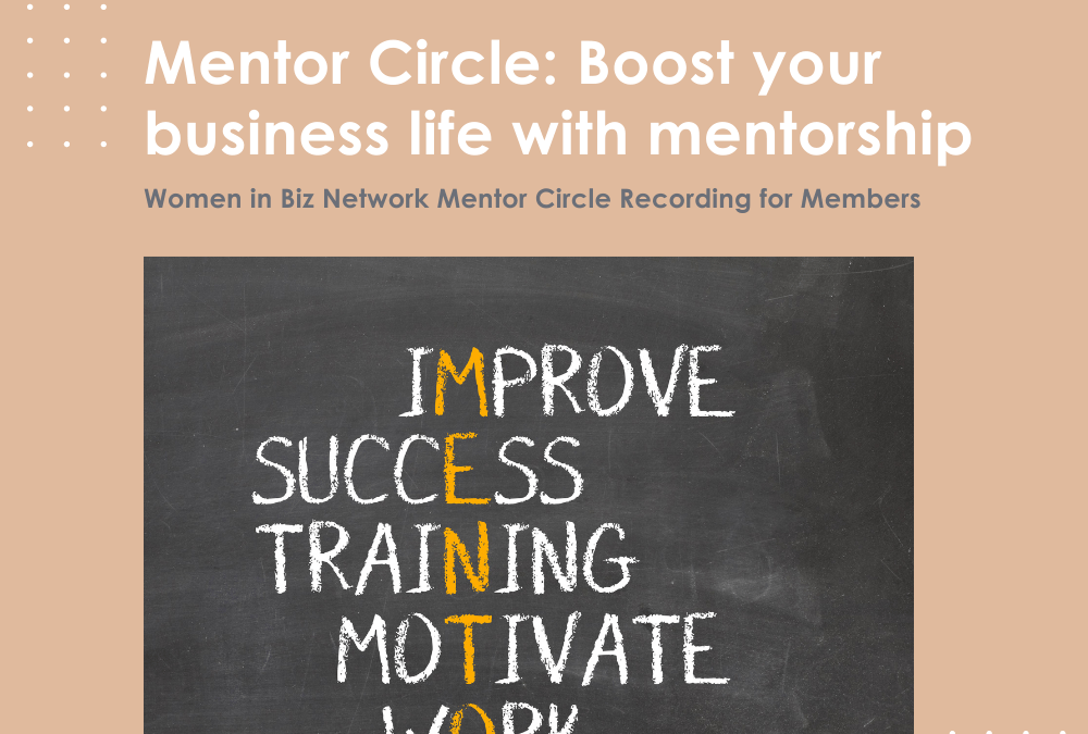 Presentation from Mentor Circle & Accountability/Impact Club