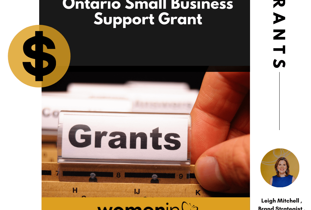 New Ontario Small Business Support Grant